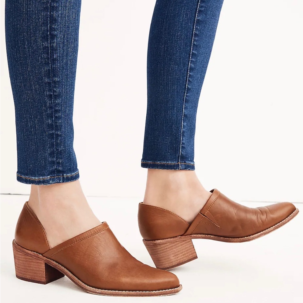 Madewell Leather heeled shoe size 6.5